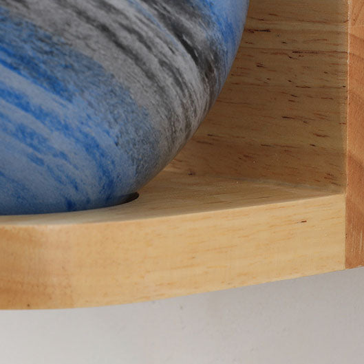 Orbano Wandleuchte | Modernes Eichenholz-Design | Planeten-inspirierter Stil | 1-flammig