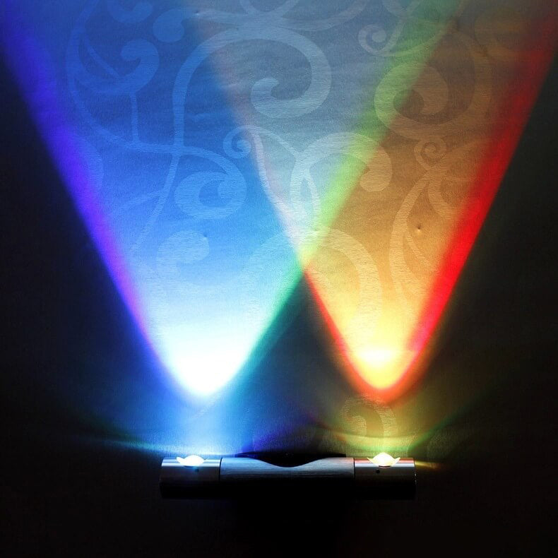 CylindraGlow LED Wandleuchte | Modernes Rotierendes Design | Aluminium Zylinder | Farbwahl | 2-6W