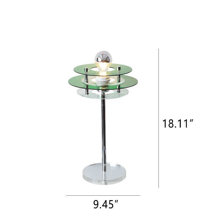 AstroVibe Moderne Acryl Tischlampe | Space-Saucer Design | Einzigartig | Stimmungsvolles Licht | Deko für Zuhause