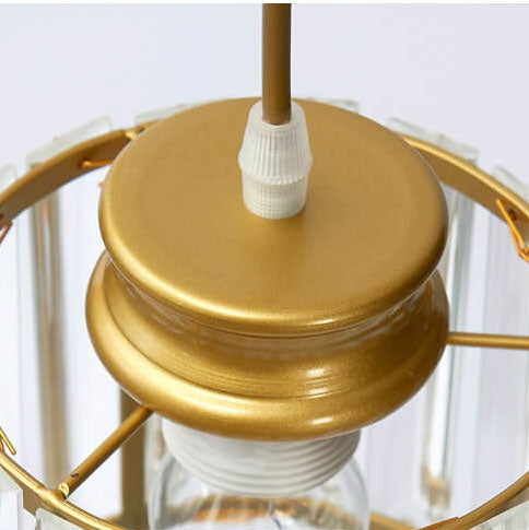 CrystalCove Moderne Treppenleuchte | Prismen-Kristall Kronleuchter | 6- und 9-flammig | Luxus-Design | Schwarz oder Gold