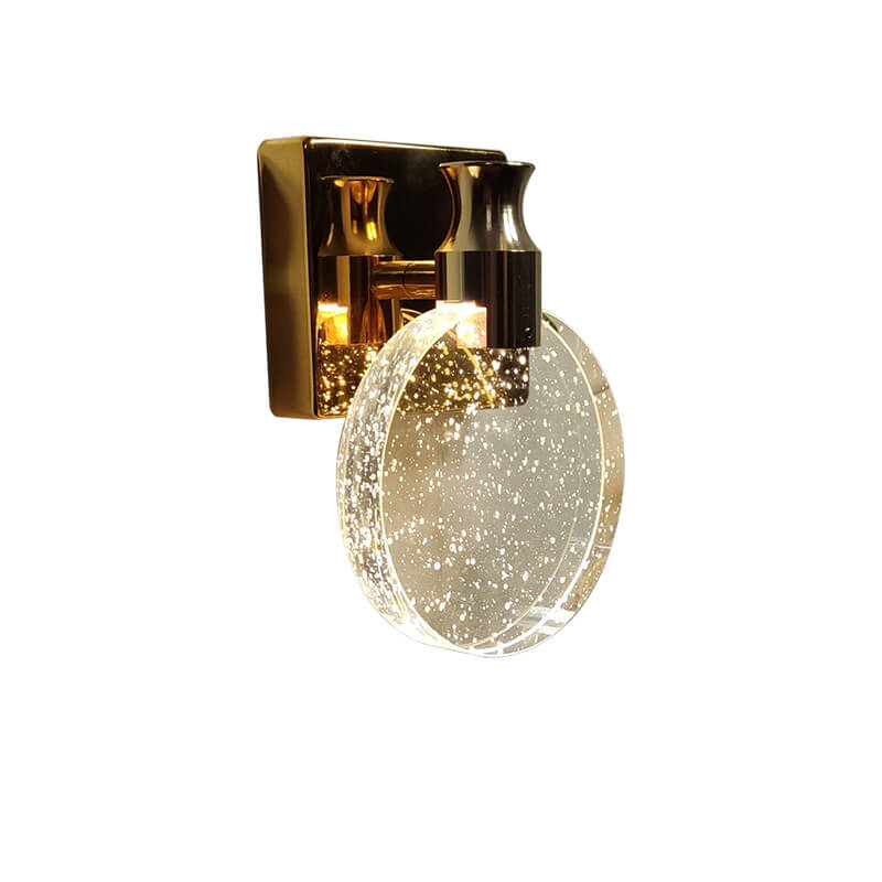 BubbleLux – Nordic Crystal LED Wandleuchte | Modernes Design | Warmes & Weißes Licht | Blaseneffekt