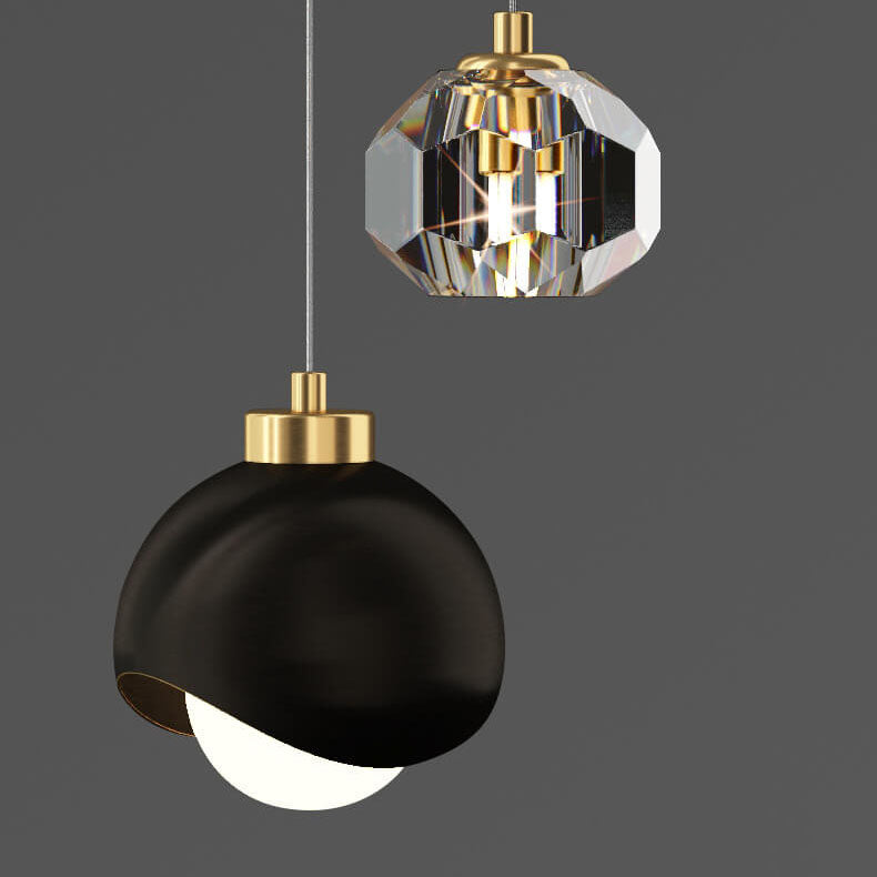 AstraLux Island LED Pendelleuchte | Modern | Luxus Design | Eisen und Messing | Deko für Zuhause