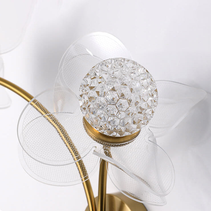 LotuGlow Kreative Lotus LED Wandleuchte | Acryl | Blumen Design | Dekorative Beleuchtung