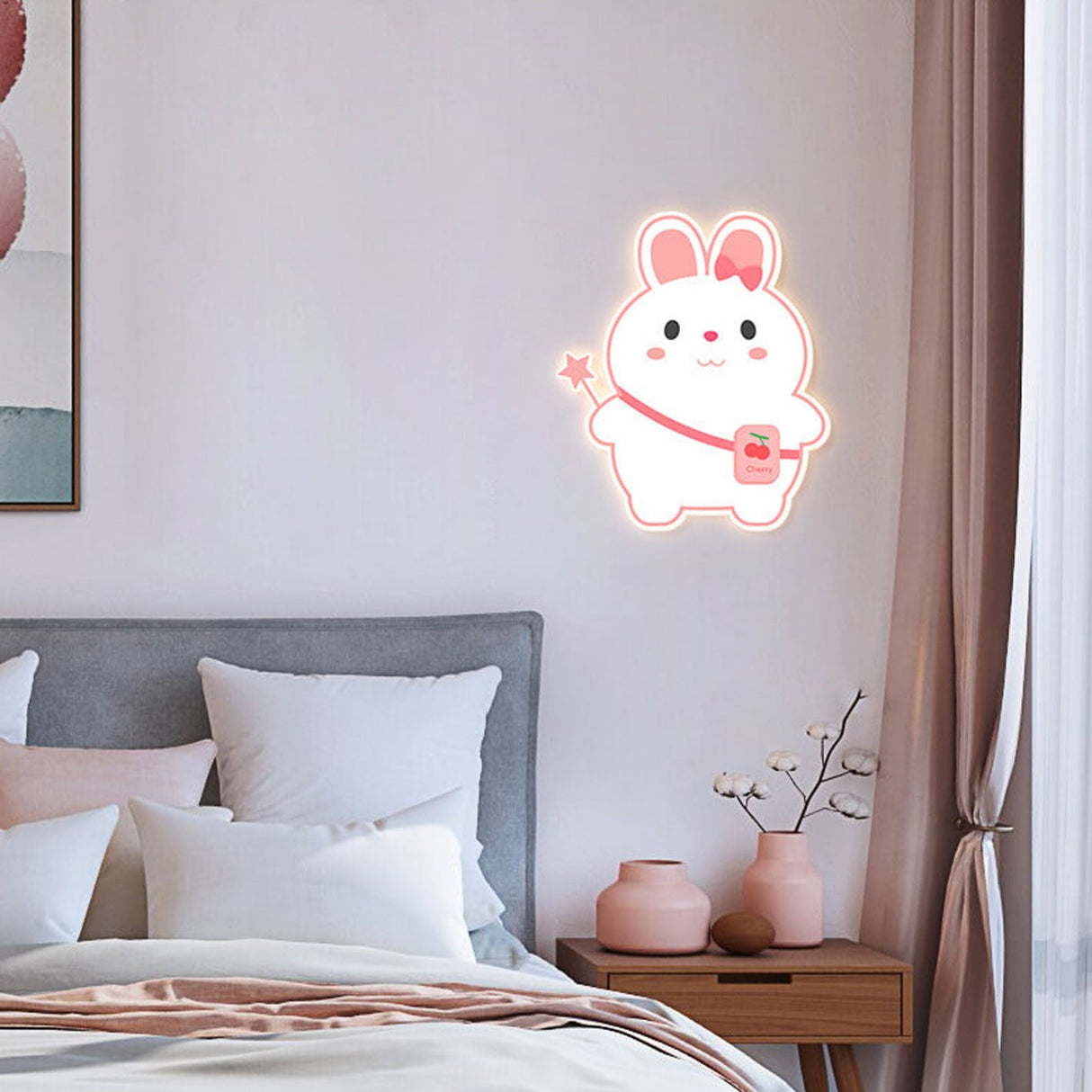 GlowBunny LED Kinder Wandleuchte | Kreatives Design | Einhorn & Hase | Dimmbar & Modern