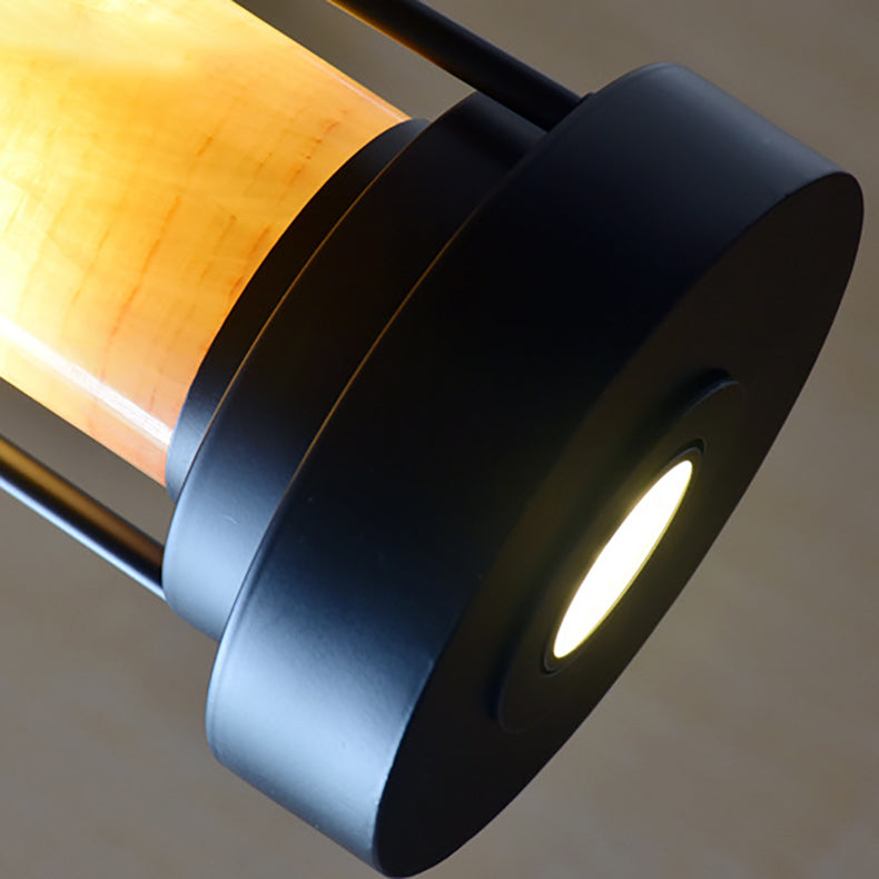 HempCandle Industrielle Pendelleuchte | Vintage Seil-Design | 1-flammige LED-Hängeleuchte | Rustikaler Stil