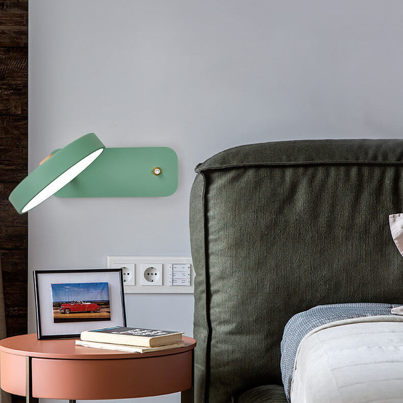 LumaSwitch Nordic LED Wandleuchte | Drehbar | 3 Lichtfarben | Leselampe | Minimalistisches Design