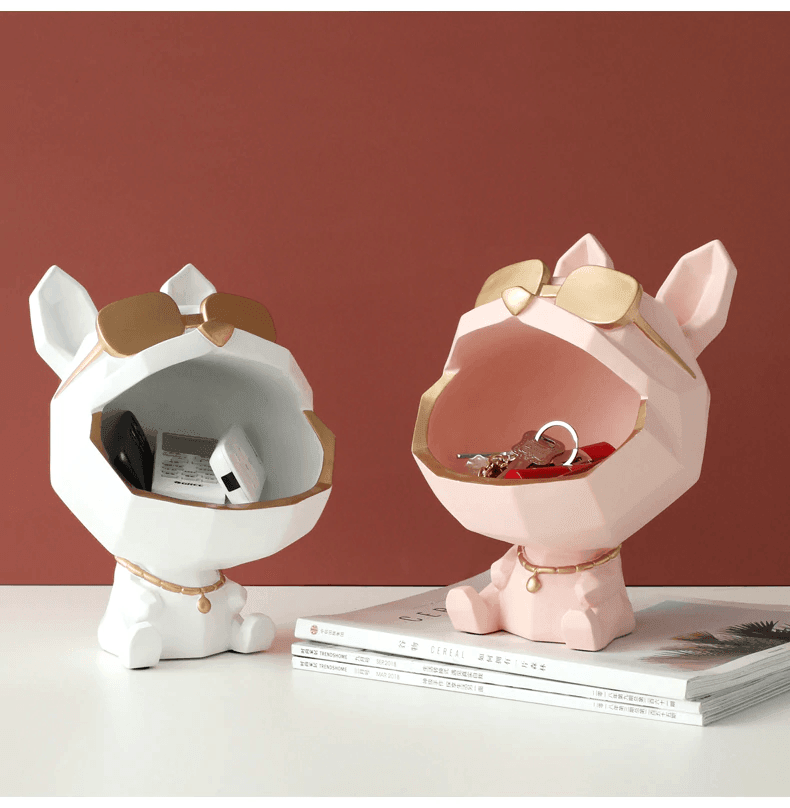 PawMate Hundefigur Organizer Tablett | Stilvolle Aufbewahrung | Dekoration & Funktionalität für Zuhause