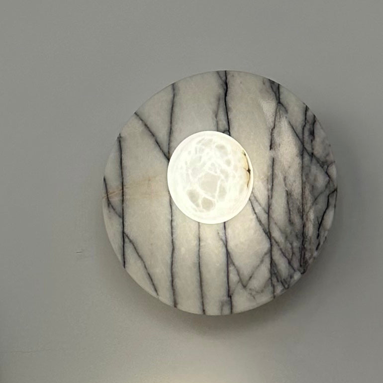 LumoMarmara LED Wand- & Deckenlampe | Spanischer Marmor | Elegantes Design | Stimmungsvolles Licht