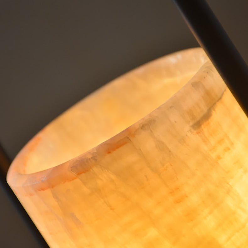 HempCandle Industrielle Pendelleuchte | Vintage Seil-Design | 1-flammige LED-Hängeleuchte | Rustikaler Stil