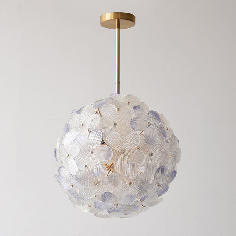 LustroSphere Art Deco Kronleuchter | Glas & Eisen | 6/8-Licht | Modernes Design für Wohnzimmer