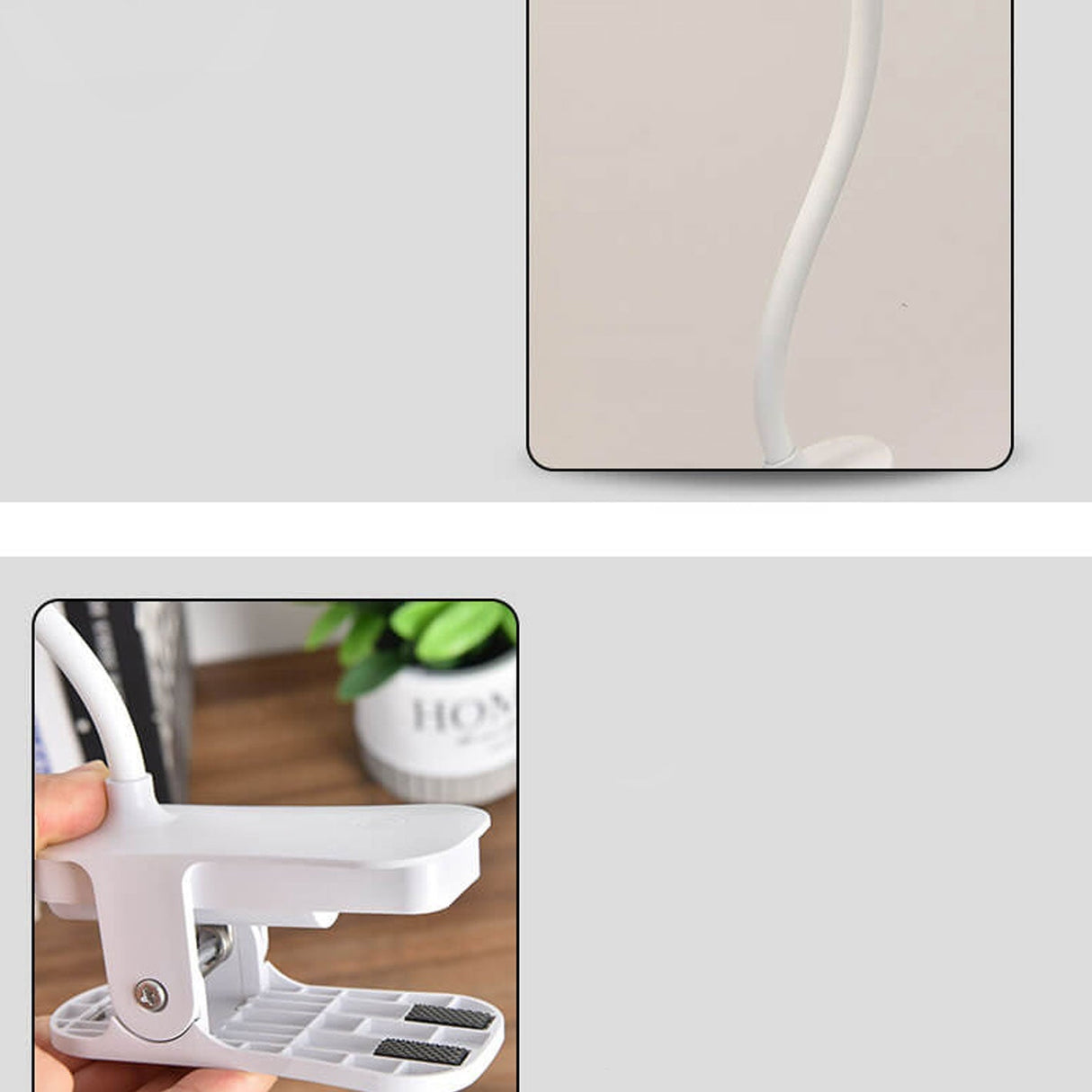 BrightBird Nordic LED Tischlampe | USB-Ladung | Nachtlicht mit Vogelclip | Modernes Design