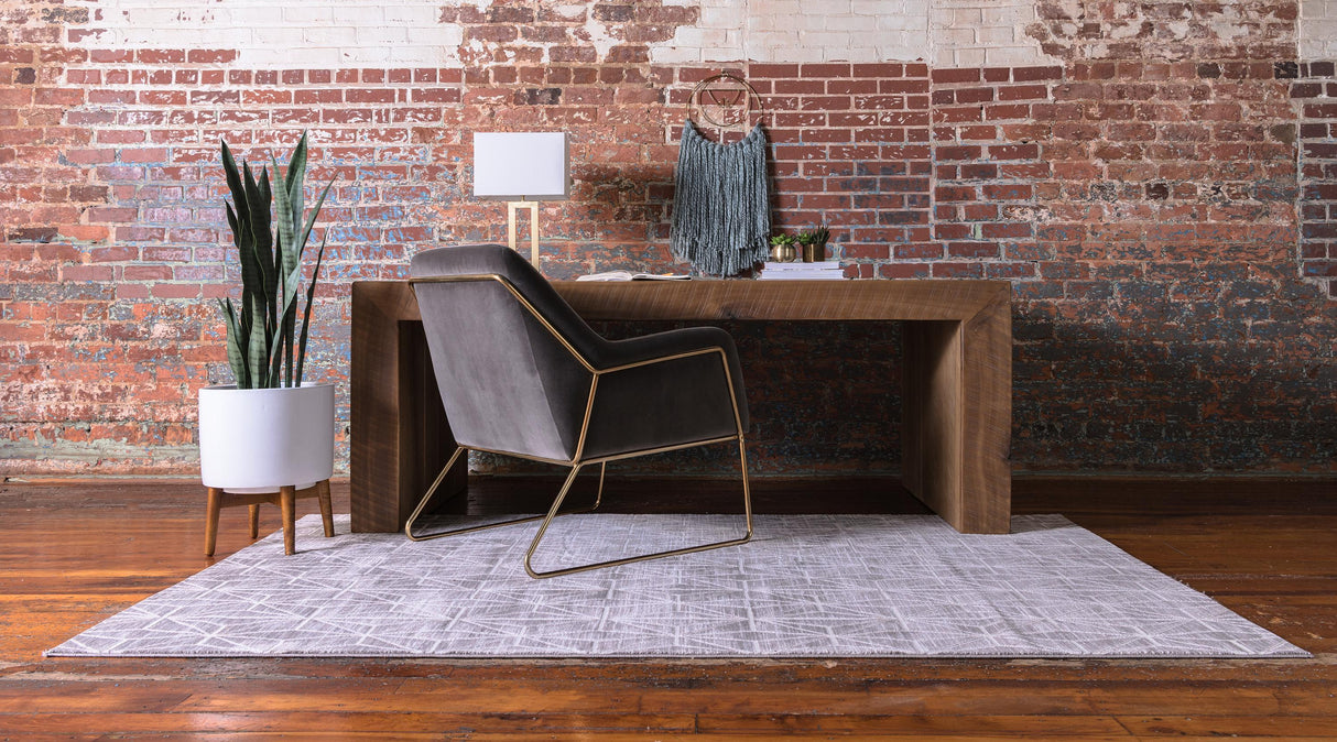 AaroLoom Moderner Geometrischer Teppich | Große Teppiche | Weich & Pflegeleicht | Stilvolle Dekoration für Zuhause