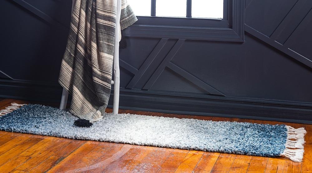 Velviona Gradient Shaggy Teppich | Weicher Hochflorteppich | Modernes Farbverlauf-Design