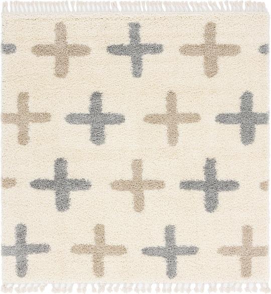 SkandiSoft - Moderner Nordic Shaggy Teppich | Kuschelige Eleganz für Ihr Zuhause | Weich & Zeitlos