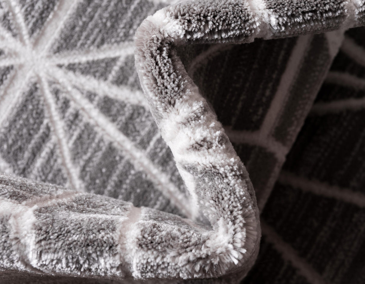 AaroLoom Moderner Geometrischer Teppich | Große Teppiche | Weich & Pflegeleicht | Stilvolle Dekoration für Zuhause