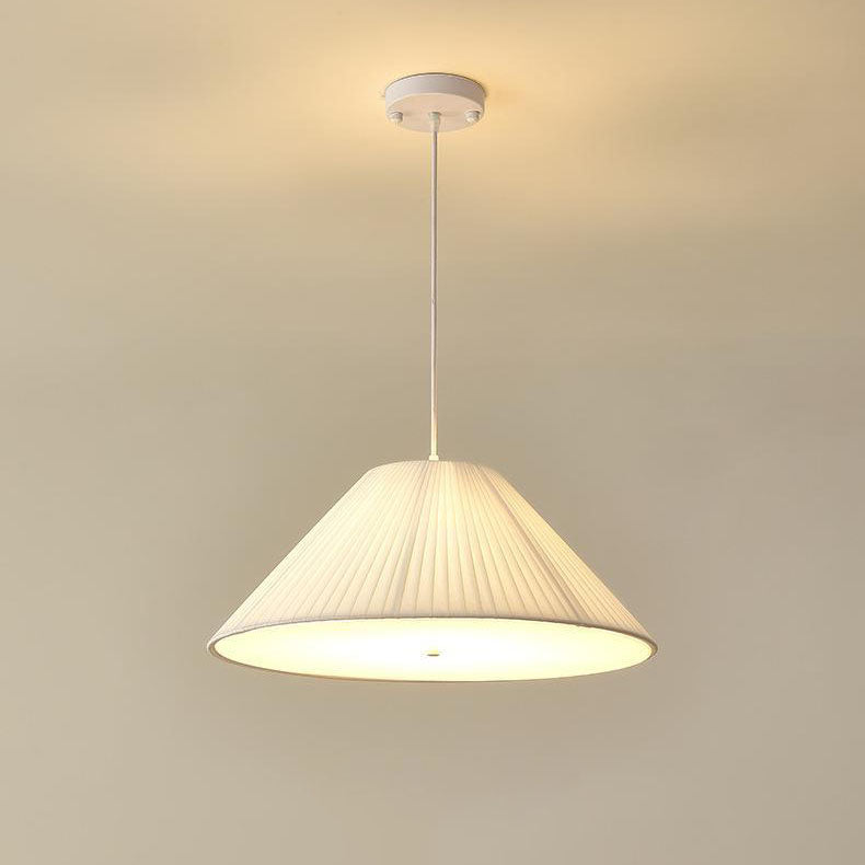 AetherLume Pendelleuchte im skandinavischen Stil | Runder Schirm aus Eisen, Acryl & Stoff | 4/5 Lichter | Für Wohnzimmer