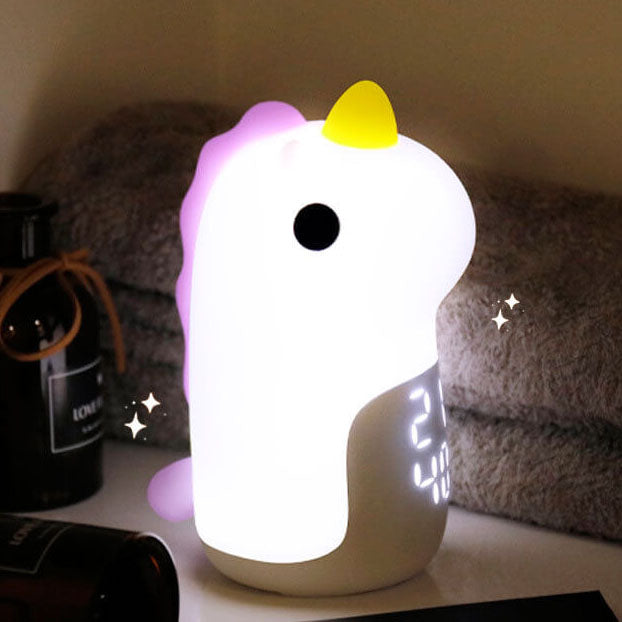 Unilora DreamLight Wecker | Einhorn Design | Timer & LED Nachtlicht | Kinderzimmer-Deko