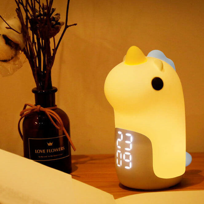 Unilora DreamLight Wecker | Einhorn Design | Timer & LED Nachtlicht | Kinderzimmer-Deko