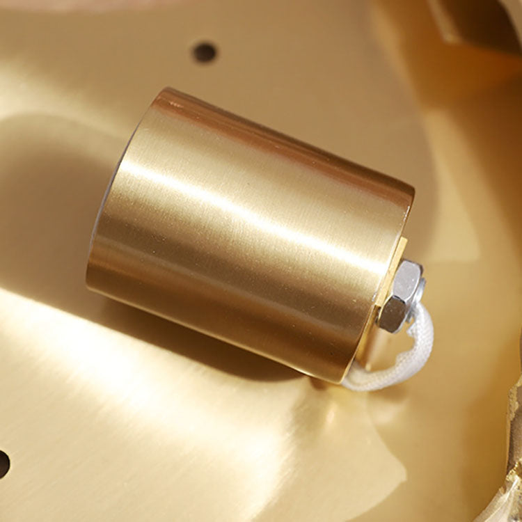 Lumova Muschel-Wandleuchte | Art Déco Design | Glas & Messing | Schlafzimmerbeleuchtung