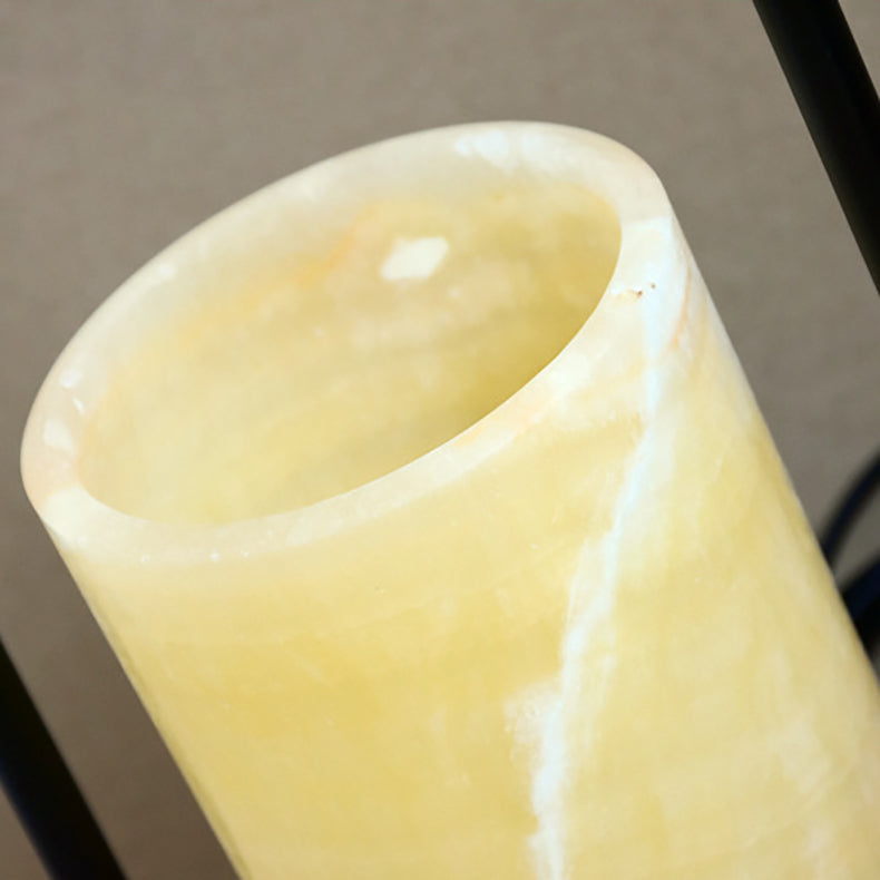 HempCandle Industrielle Pendelleuchte | Vintage Seil-Design | 1-flammige LED-Hängeleuchte | Rustikaler Stil