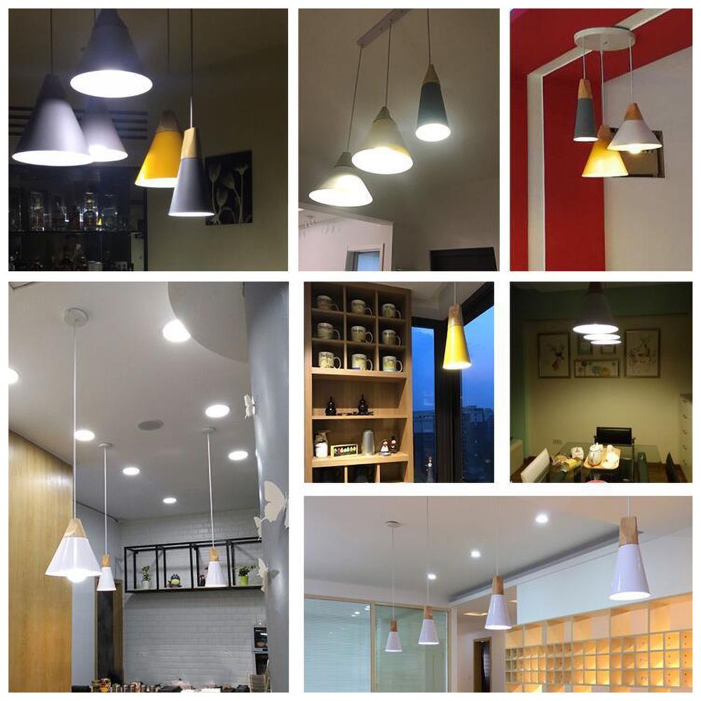 WoodLustre Holz Pendelleuchte | Elegantes skandinavisches Design | Nachhaltige Beleuchtung | Holzoptik für Zuhause