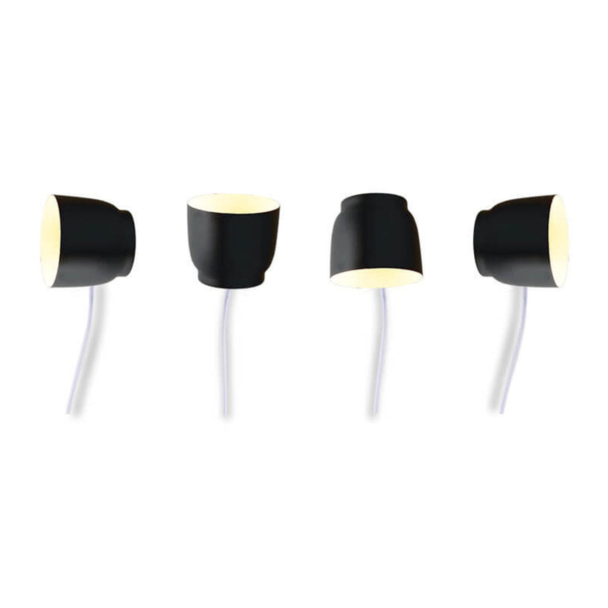 LumaTube Nordic Wandlampe | Drehbares Zylinderdetail | Minimalistisches Design | LED Wandleuchte