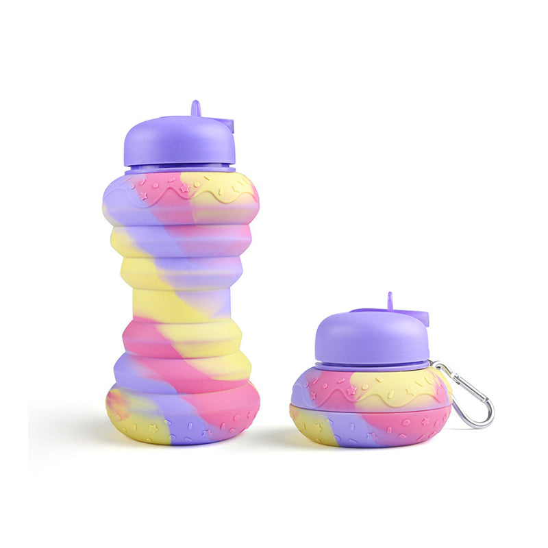 FlexiSip Faltbare Wasserflasche aus Silikon | BPA-frei & Auslaufsicher | Perfekt für Reisen & Sport