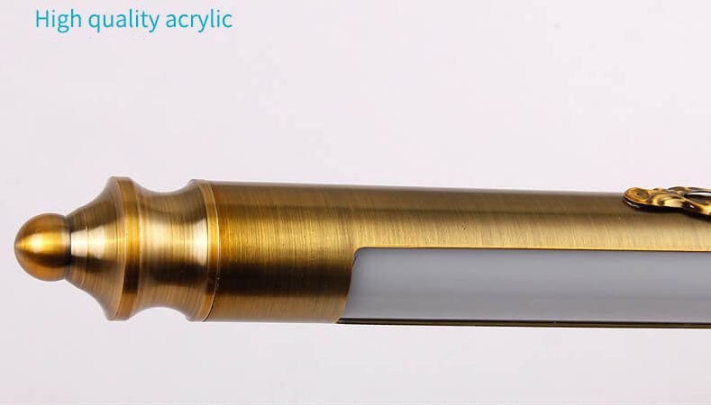 Carvenza – Klassisches LED Spiegellicht | Handgeschnitzt | Warmes & Weißes Licht | Luxuriöse Wandbeleuchtung