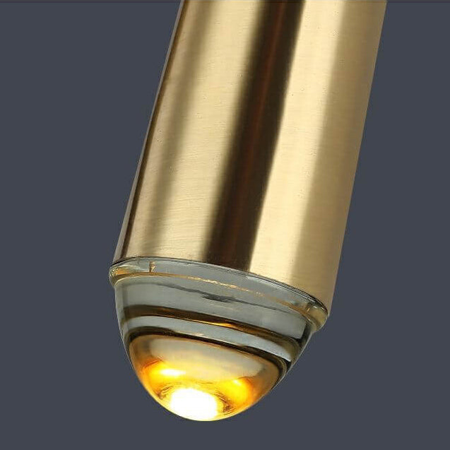 LustraLine Wandleuchte | Minimalistisches Luxusdesign | Goldene Lichtleiste | 1-Licht LED Wandlampe für modernes Ambiente