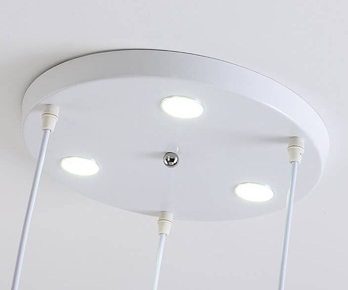 AuroSphere Gradient Glas Pendelleuchte | 1/3 Lichter | Insellicht | Modernes Design für Esszimmer & Küche