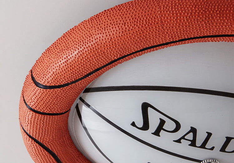 HoopLight Kreative Basketball-LED-Deckenleuchte | Flush Mount | Dimmbares Licht | Perfekt für Kinderzimmer & Sportfans