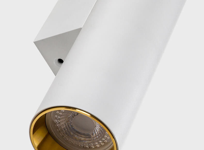 LightVibe Aluminium Wandleuchte Zylinder | 2-flammig | Modernes Design | Innen & Außen