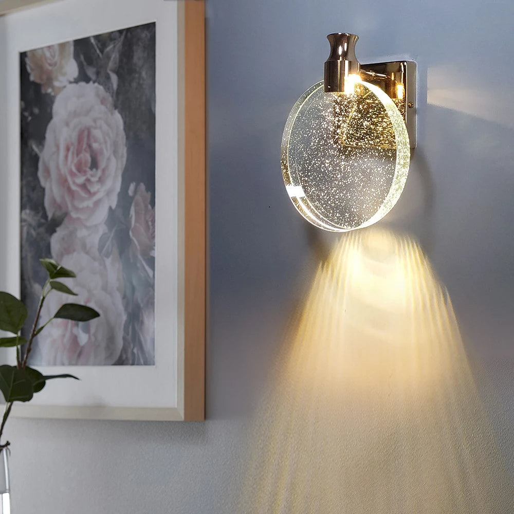 OrbitLux LED Wandlampe | Elegantes Runddesign | Warm- & Kaltweiß | Moderne Beleuchtung für Zuhause