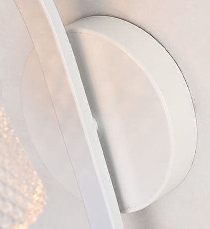 Avioria Wandlampe mit Glasschirm & Deko-Vogel | Modernes Design | Stimmungsvolles Licht für Zuhause