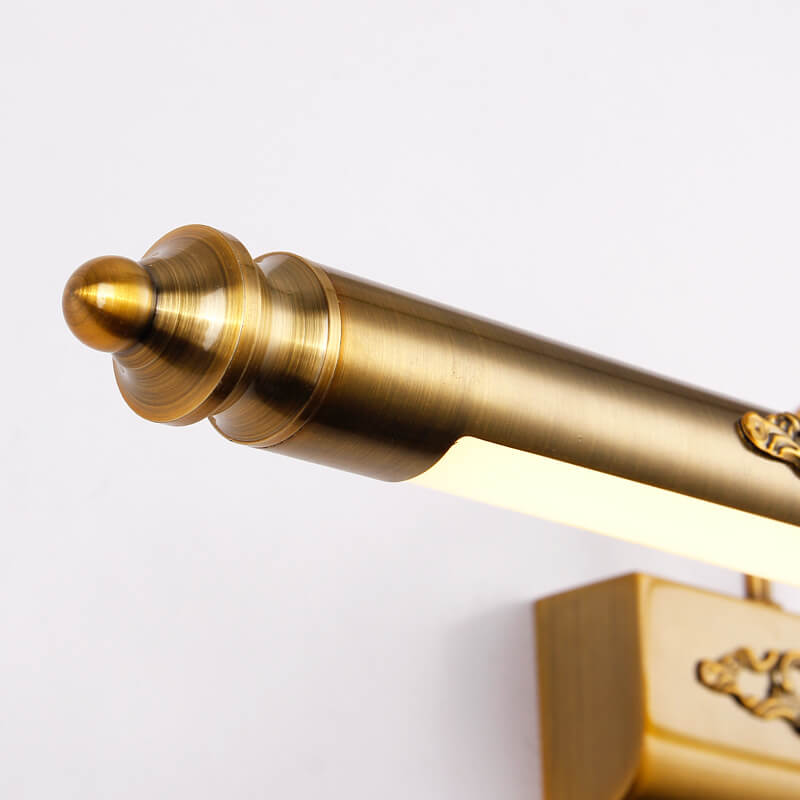 Carvenza – Klassisches LED Spiegellicht | Handgeschnitzt | Warmes & Weißes Licht | Luxuriöse Wandbeleuchtung