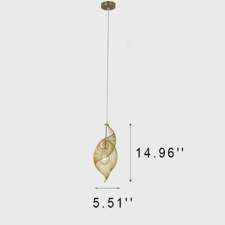 NautiloLux LED Pendelleuchte | Nordic Design | 1-Licht-Hängelampe im Schneckendesign | Eleganz für Wohn- & Essbereich