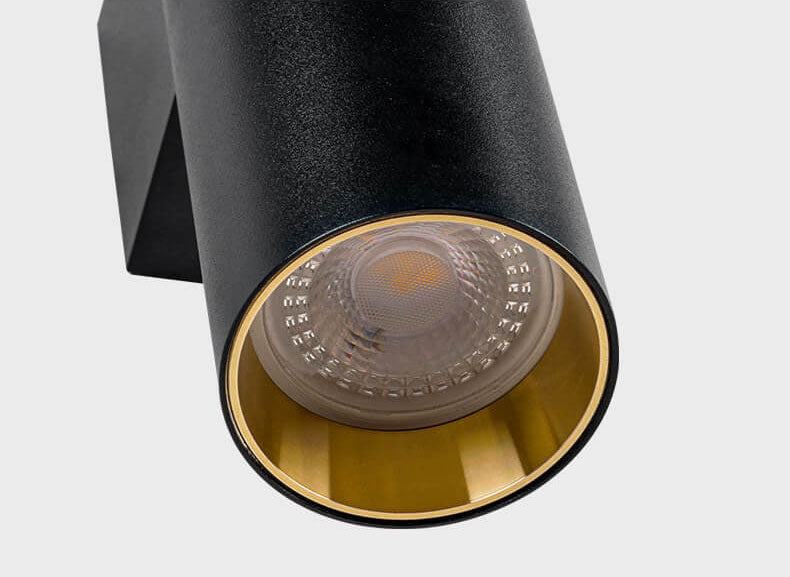 LightVibe Aluminium Wandleuchte Zylinder | 2-flammig | Modernes Design | Innen & Außen