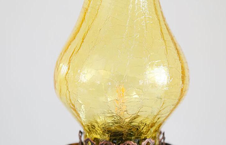 LuxeKeros Vintage Tischlampe | Antikes Design | Kerosin-Optik | Deko & Licht