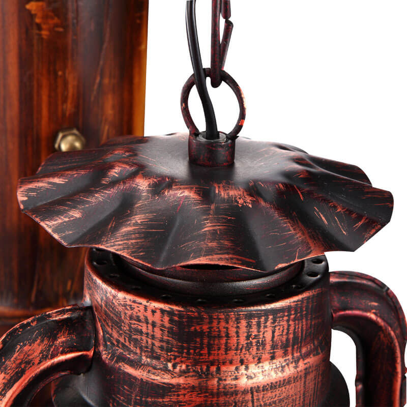 EquiLume Vintage Wandlaterne aus Eisen | 1 Licht | Rustikale Beleuchtung für Zuhause