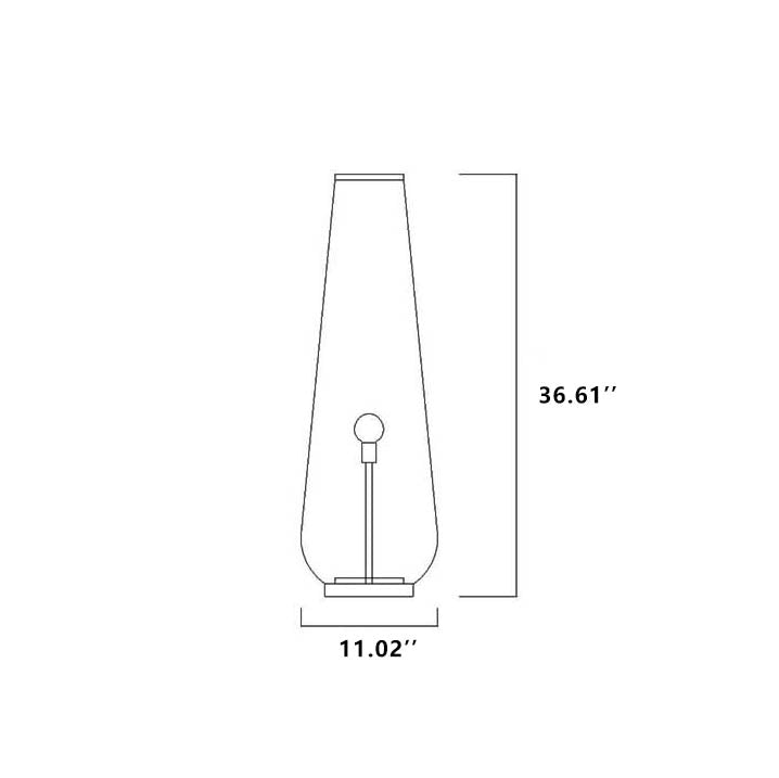 BambooGlow Design Stehleuchte | LED-Bambuslampe | Handgefertigt | Stimmungslicht | Dekorative Beleuchtung für Zuhause