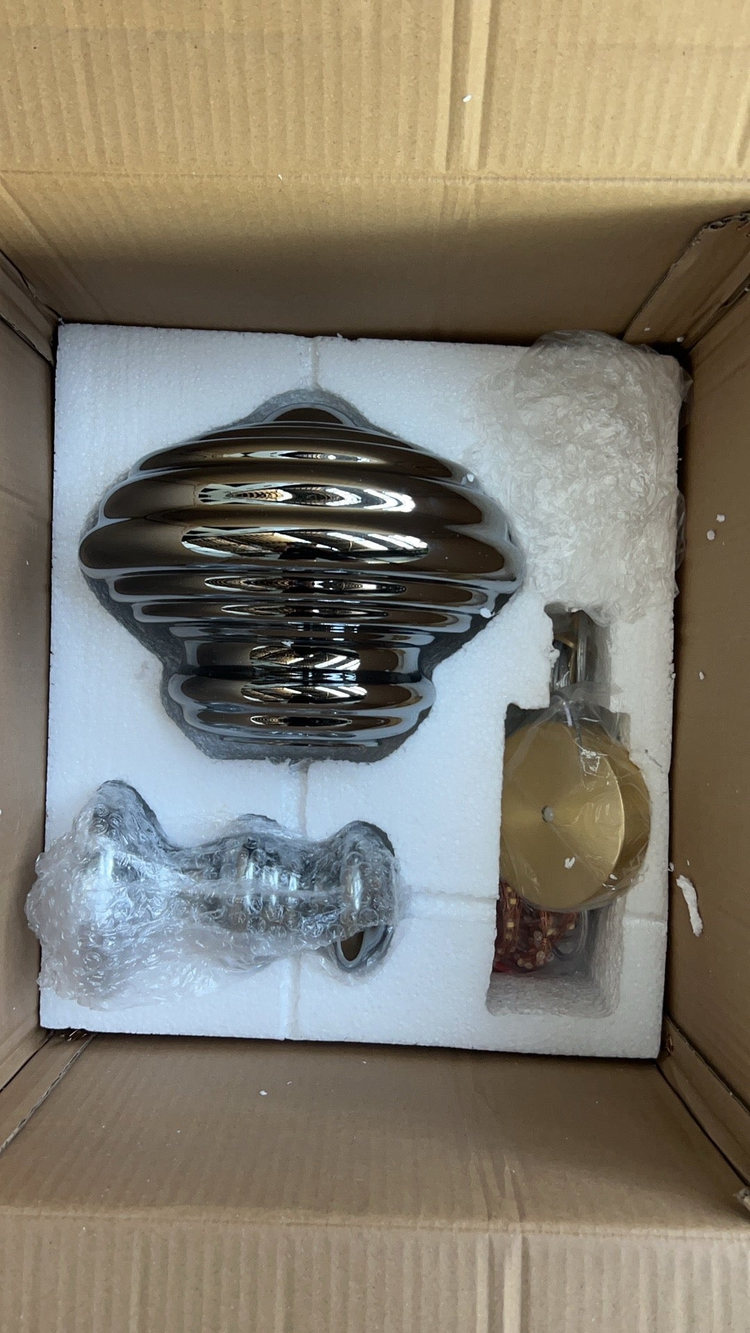 StarLuxe Moderne Graue Glas-Sternenhimmel Pendelleuchte | Dimmbar | Elegante Beleuchtung für Wohn- und Esszimmer