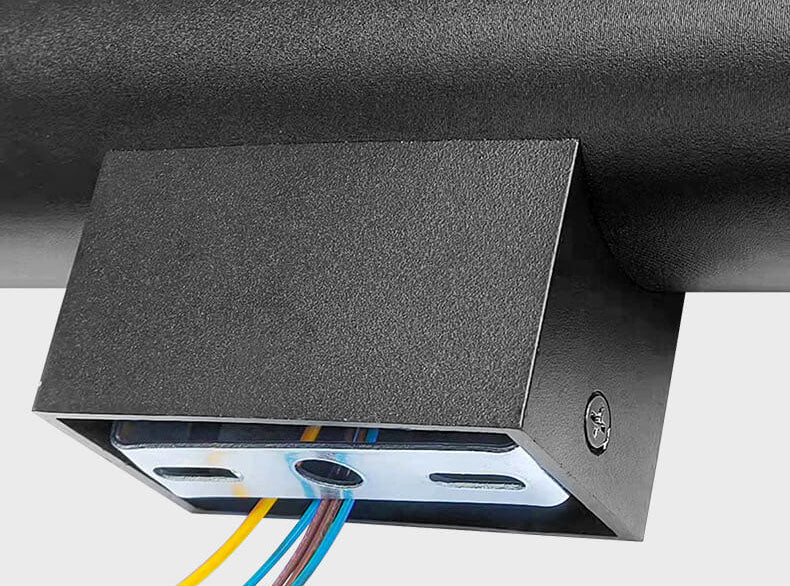 LightVibe Aluminium Wandleuchte Zylinder | 2-flammig | Modernes Design | Innen & Außen