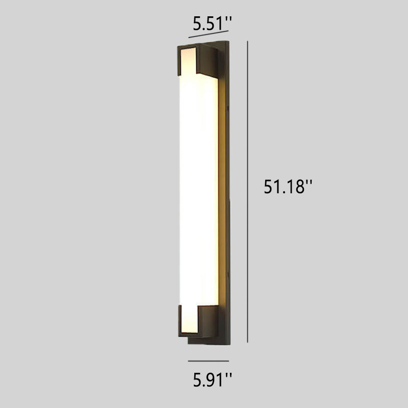 LumeStrip LED Wandleuchte | Langes Minimalistisches Design | Wasserdicht | Außenbeleuchtung | Warmweiß & Kaltweiß