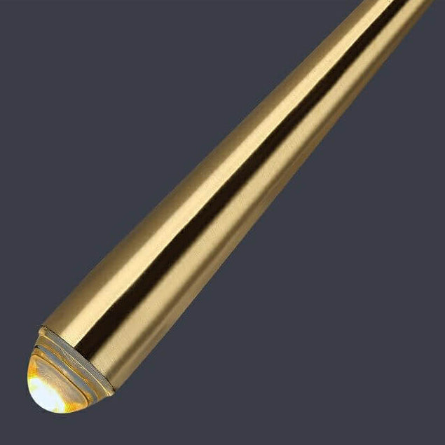LustraLine Wandleuchte | Minimalistisches Luxusdesign | Goldene Lichtleiste | 1-Licht LED Wandlampe für modernes Ambiente