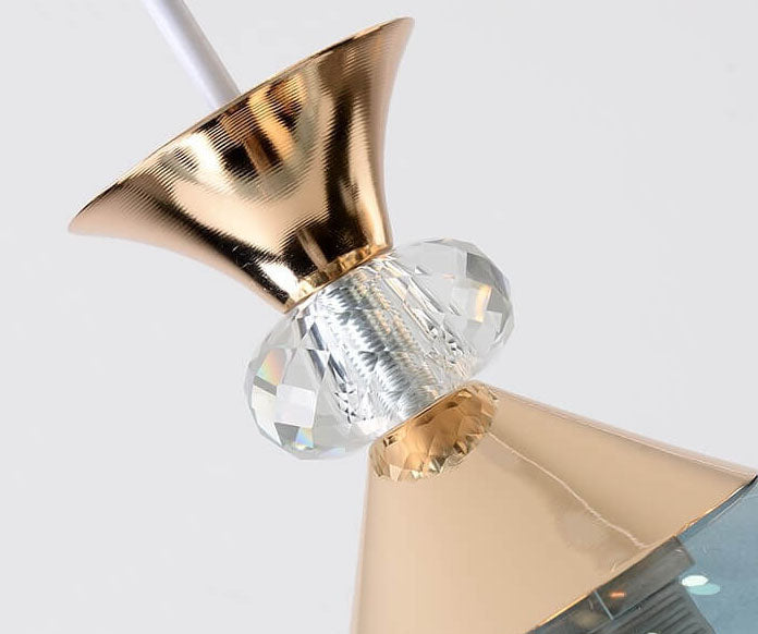 AuroSphere Gradient Glas Pendelleuchte | 1/3 Lichter | Insellicht | Modernes Design für Esszimmer & Küche