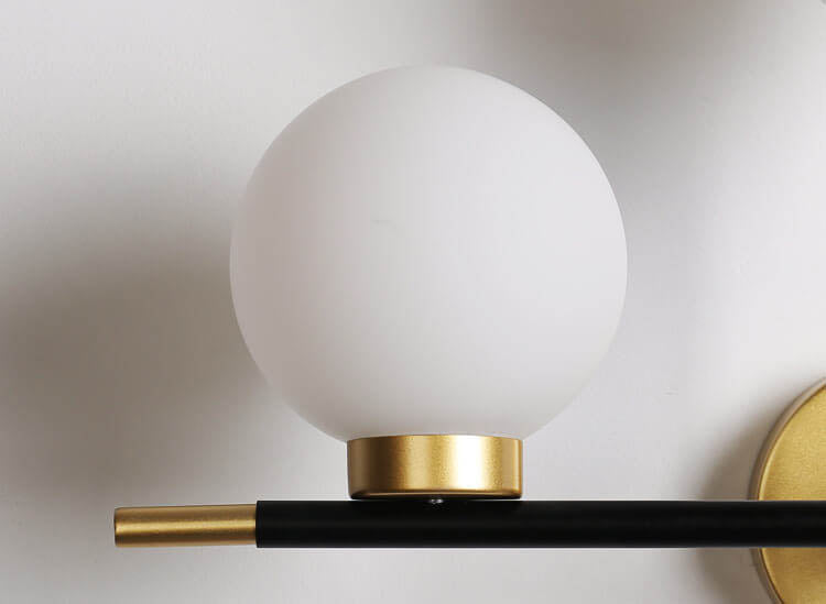 GlowVine Wandlampe im nordischen Design | Minimalistisches Glas-Design | 1 oder 2 Lichter | Elegante Wandleuchte