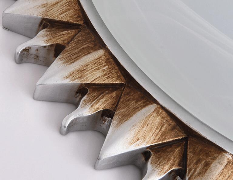 SolaraBowl Deckenleuchte | Vintage Glasschirm im Sonnen-Design | 1/3-Licht Flush-Mount Lampe | Elegante Beleuchtung