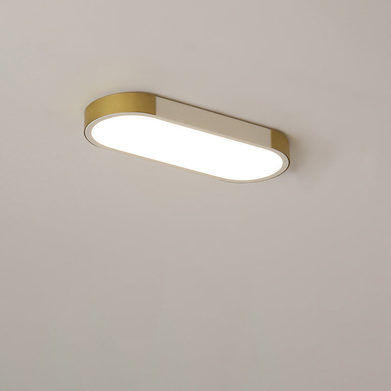 LumiForm Minimalistische LED Deckenleuchte | Rechteckige Ringform | Dimmbar & Modernes Design
