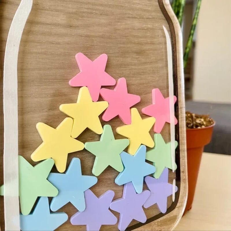 JoyJar Personalisiertes Belohnungsglas | Individuelle Gravur | Motivation & Dekoration