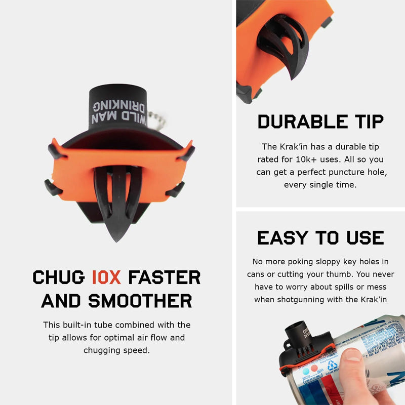 KeyBrew Innovativer Party-Schlüsselanhänger | Bierdosenöffner & Flaschenöffner | Kompakt & Praktisch